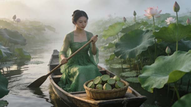 采莲曲——关于古风诗词的朗诵经典篇目