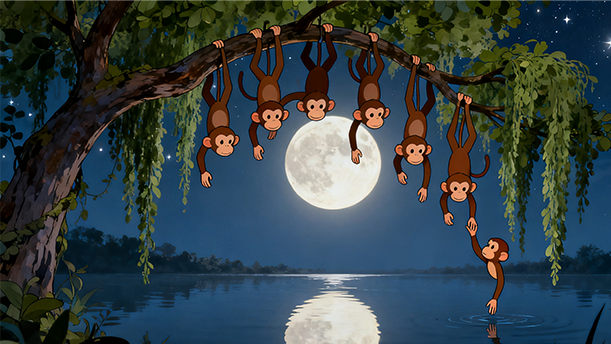 猴子捞月——关于童话寓言的演讲经典篇目