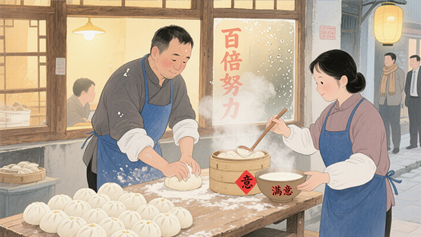  用百倍的努力来换取您的满意——关于新年的演讲经典篇目